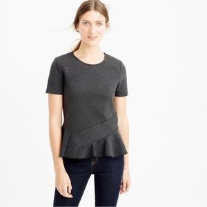 🌵J. Crew peplum stretch top